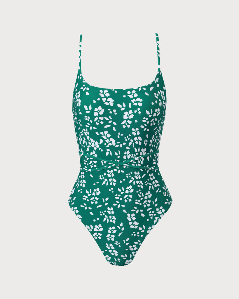 Women's Knitted Nylon One-Piece Swimsuit One-Pieces - RIHOAS