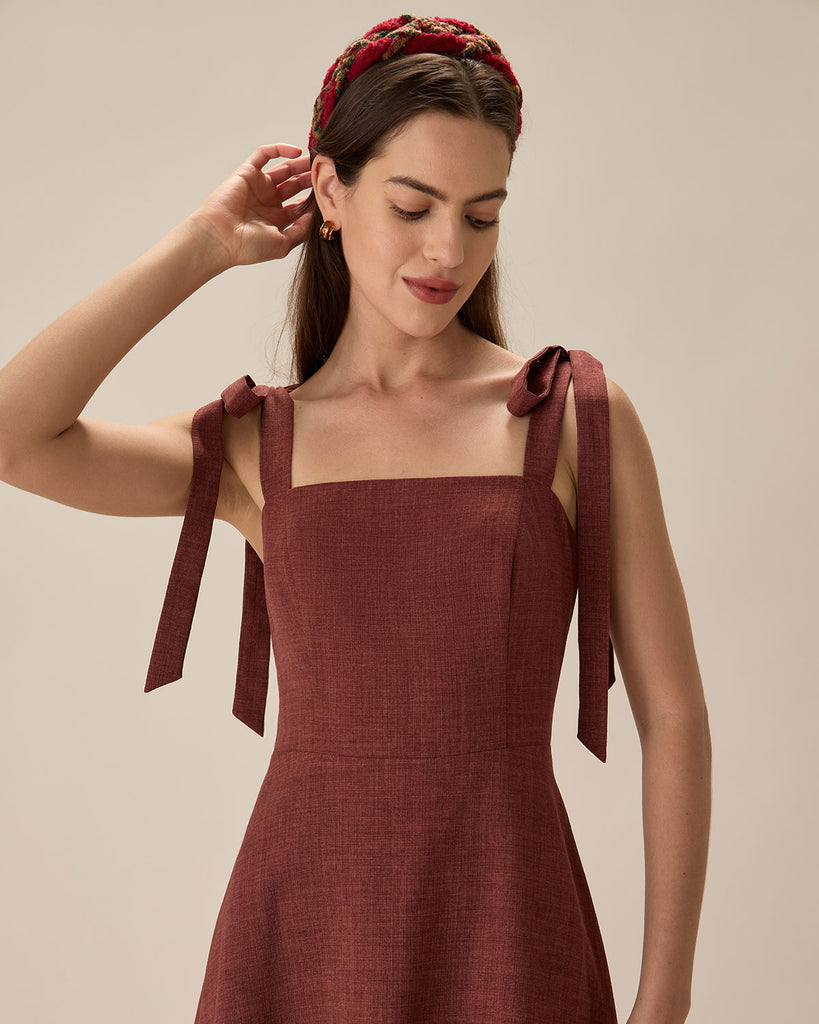 Women Woven Polyester Dresses Dresses - RIHOAS