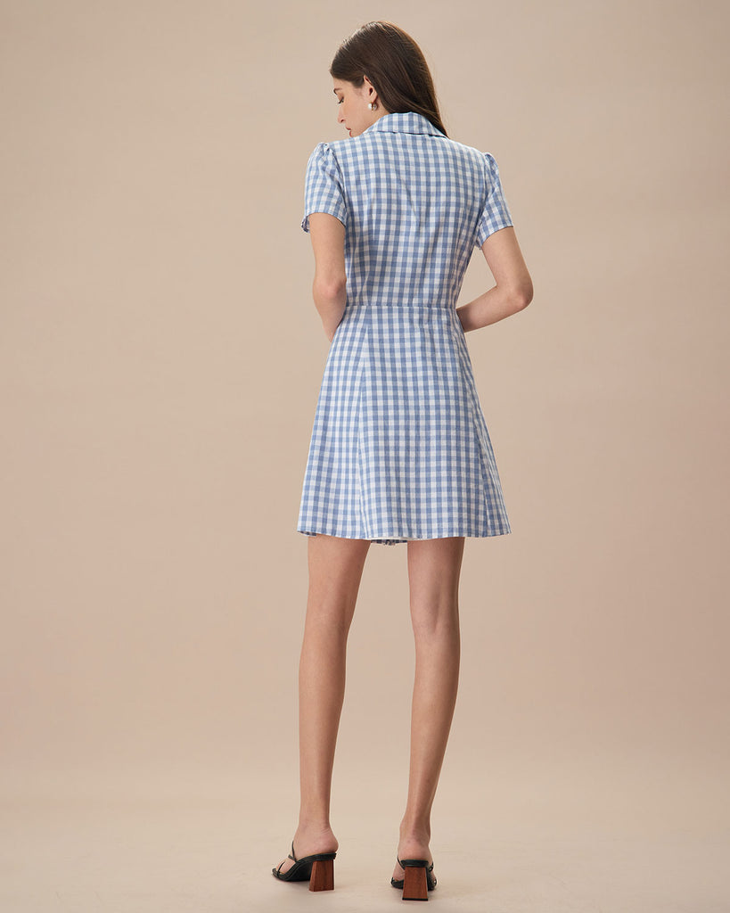 Women's Woven Cotton Mini Dress Dresses - RIHOAS