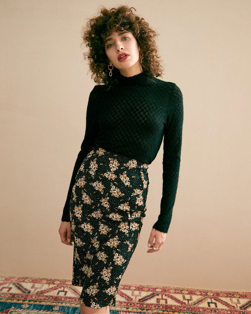 The Floral See-Through Knitwear - RIHOAS