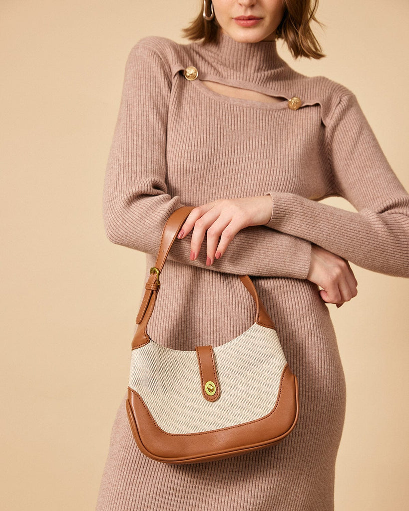 The Two Tone Shoulder Bag Bags - RIHOAS